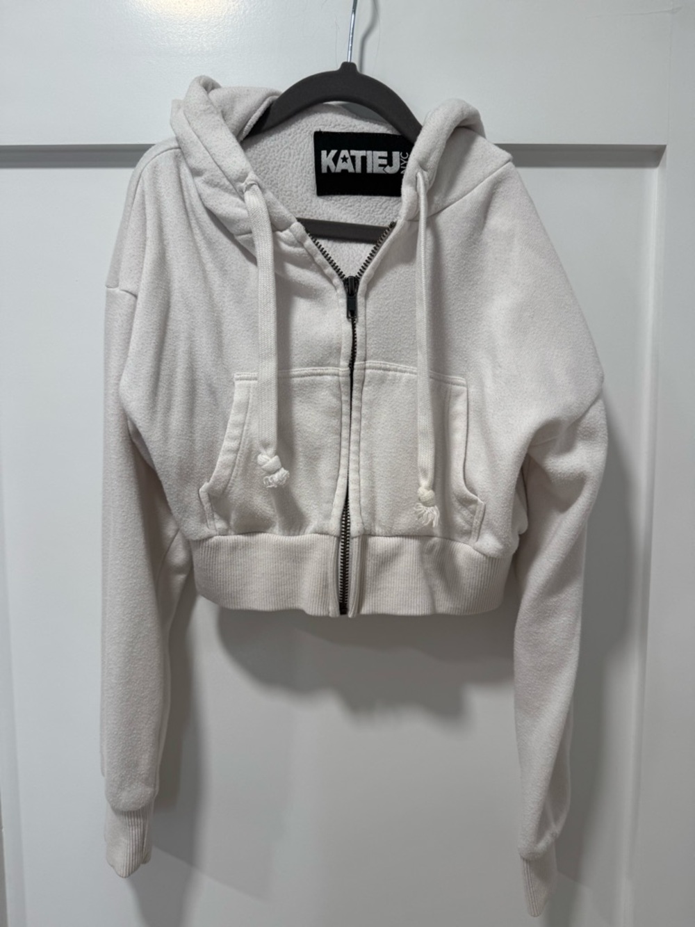 Katie J NYC Tween Dylan Cropped Zip Hoodie